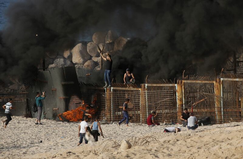 Le tensioni al confine tra Gaza e Israele 11