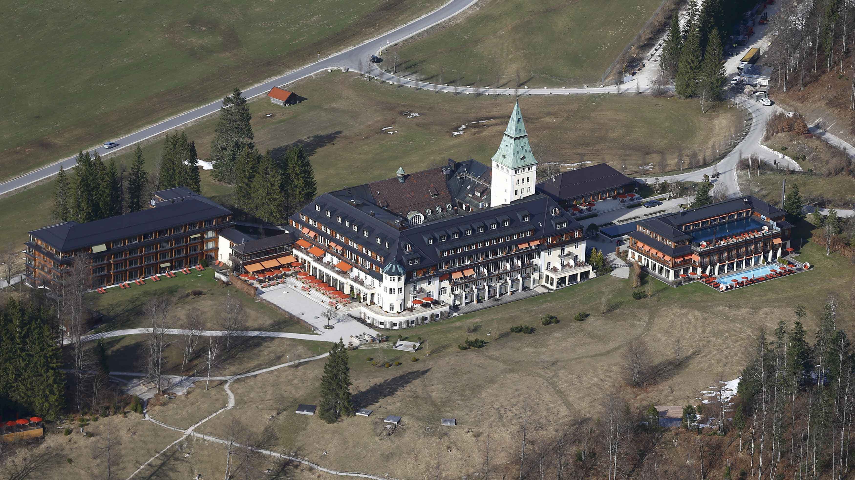 Il castello che ospita il G7 in Germania