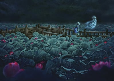 Le "Storie di fantasmi del Giappone" illustrate da Benjamin Lacombe 1