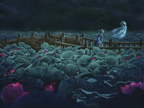 Le "Storie di fantasmi del Giappone" illustrate da Benjamin Lacombe