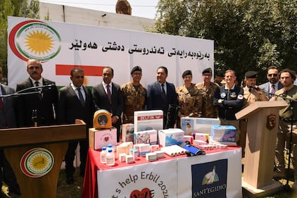 Donazioni del contingente italiano alle popolazioni del Kurdistan 3