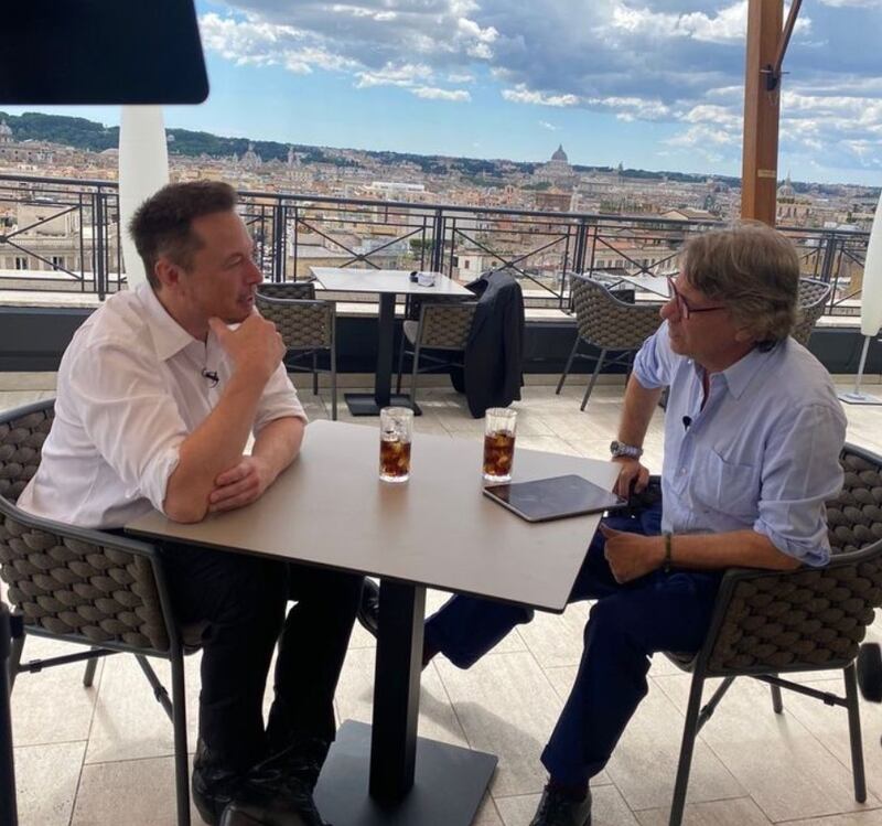Elon Musk a Roma: gli incontri a palazzo Chigi 1