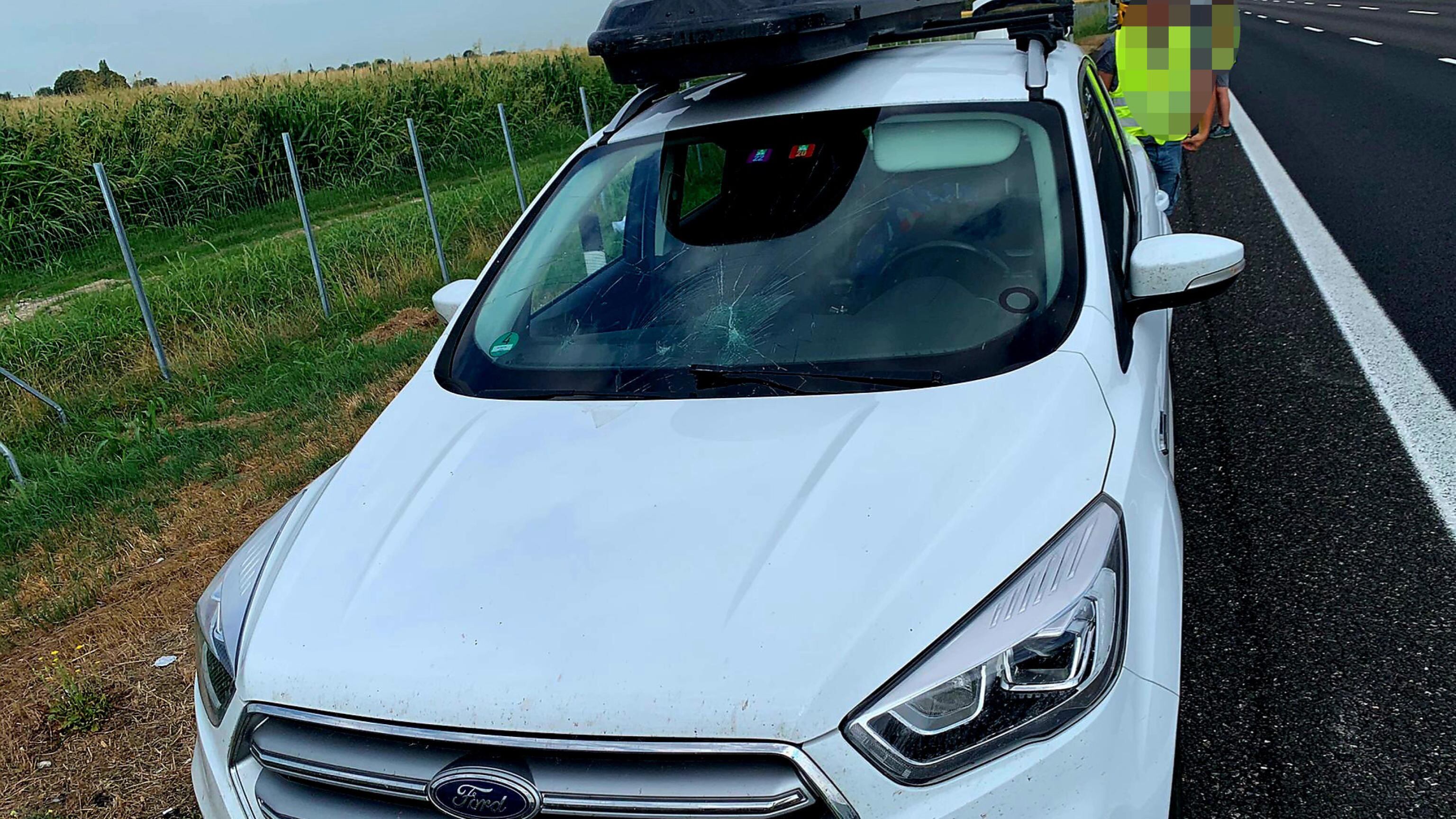 Lancia sassi contro le auto. Panico in autostrada. Egiziano bloccato col taser