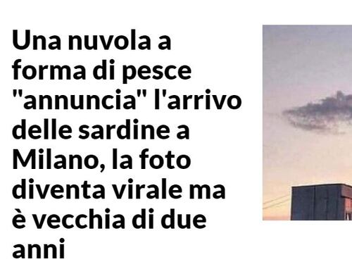 Sulle sardine "Repubblica" prende un granchio