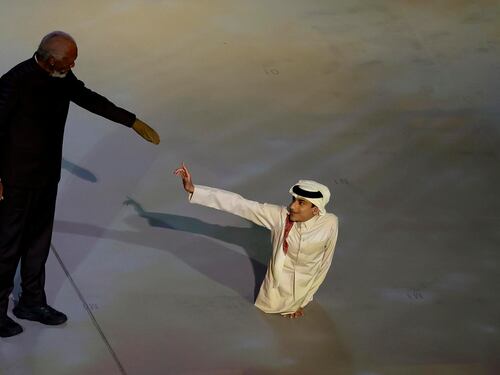 Freeman e Ghanim, un momento di televisione perfetto ma non in Qatar