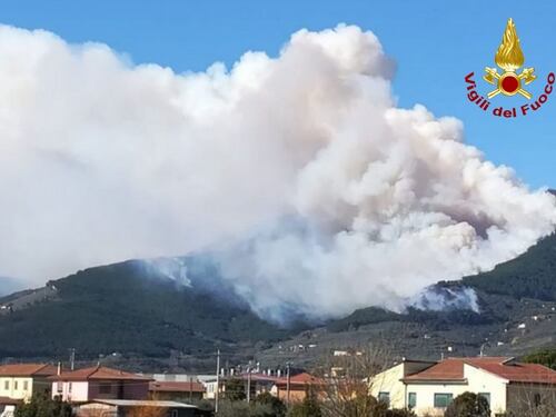 Pisa, brucia le sterpaglie e causa un incendio. Denunciato, accusa i Vigili del Fuoco: "Arrivati tardi"