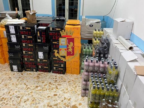 Champagne contraffatto, scatta il maxisequestro