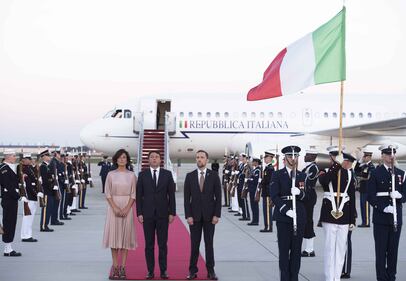 L'arrivo di Renzi a Washington 3