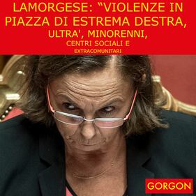 Ecco la satira del giorno. Lamorgese: i violenti in piazza 1