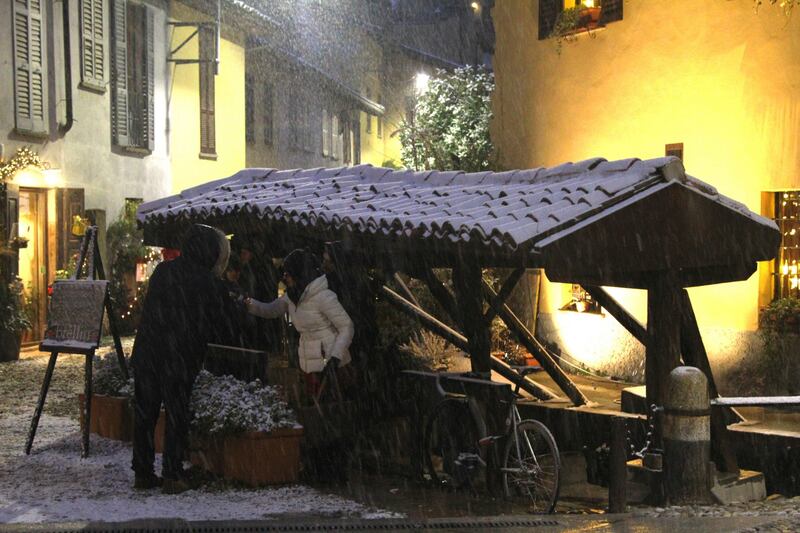 Arriva la prima neve a Milano 20