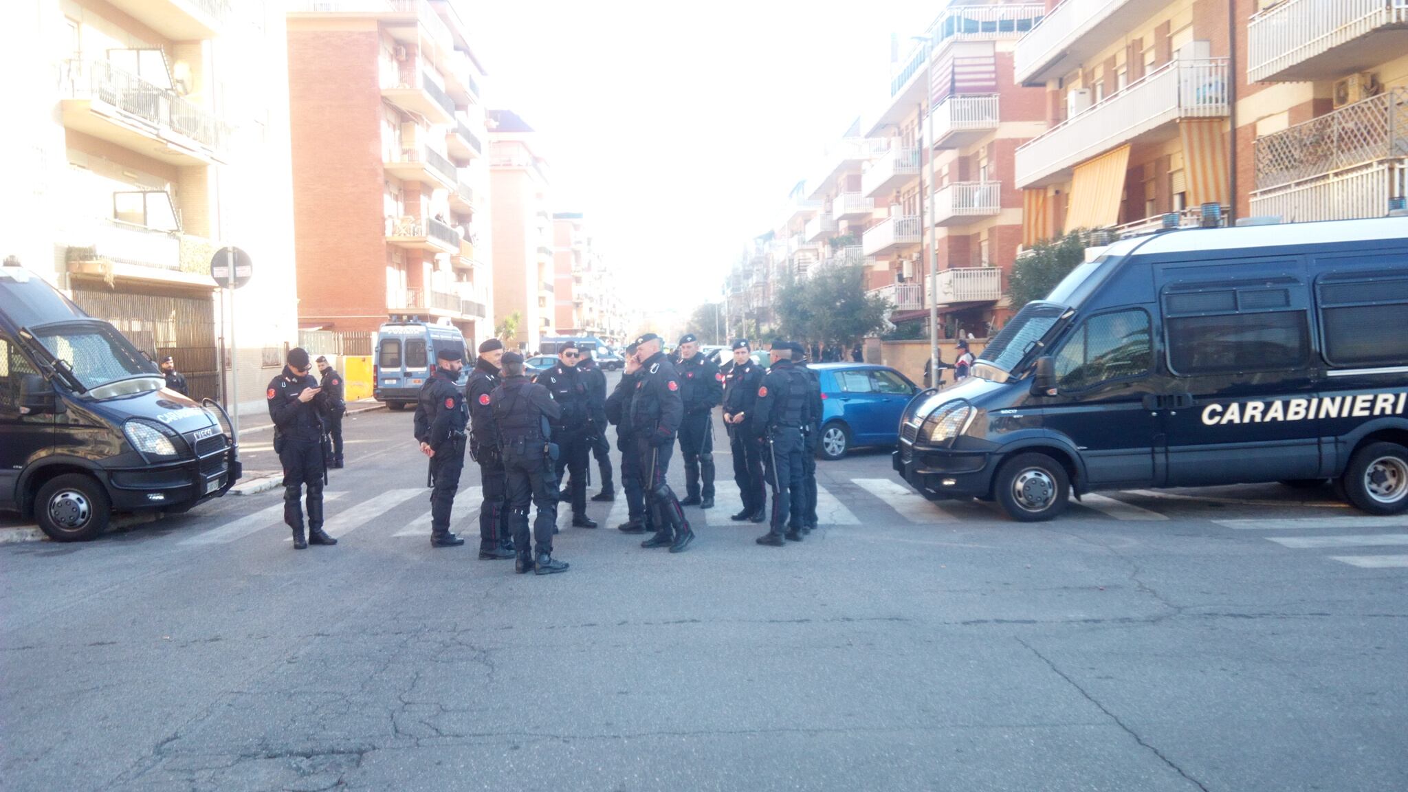 Ostia, sgomberato l'appartamento abusivo di Vincenzo Spada