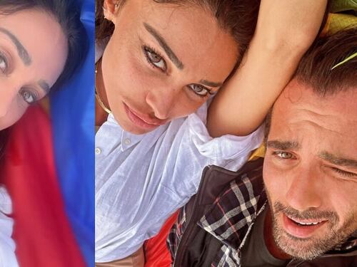 Belen e Elio, primo selfie dalle Dolomiti. Ma manca l'annuncio di divorzio da Stefano