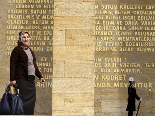 Il mausoleo di Ataturk ad Ankara