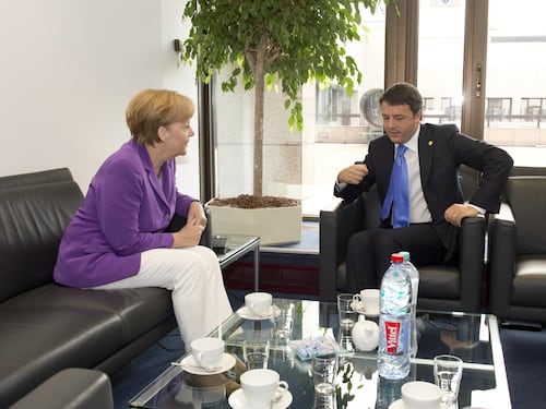 Ue, è scontro sulla flessibilità: nuovo incontro Renzi-Merkel
