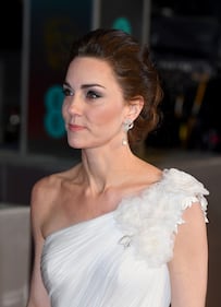 Kate Middleton in bianco ai Bafta 2019 3