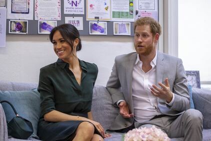Meghan Markle felice con il Principe Harry 8