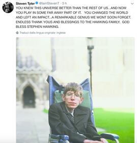 Stephen Hawking, le reazioni social sulla morte 16