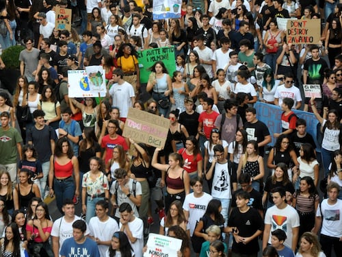 Palermo, tensioni al corteo di "Friday for Future"