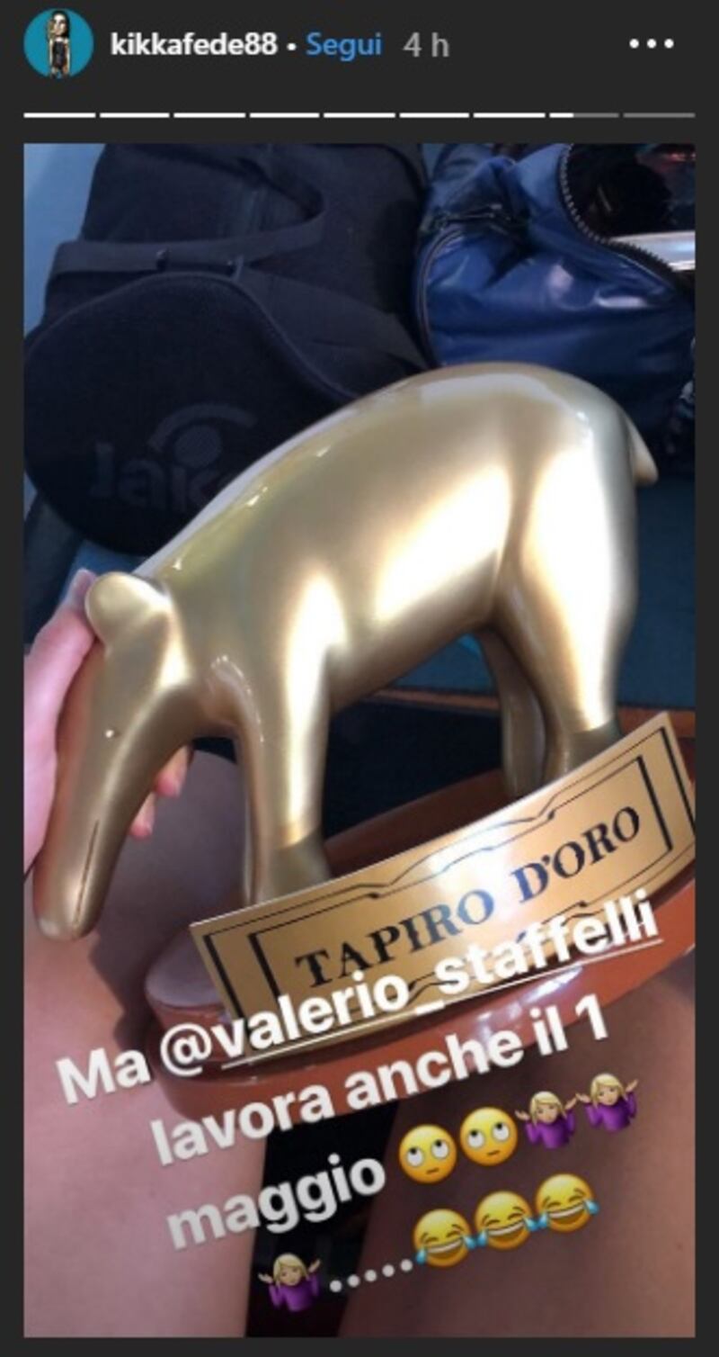 Federica Pellegrini e il Tapiro