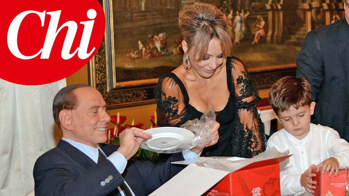 Il compleanno di Silvio Berlusconi in famiglia