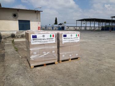 Il materiale inviato dal Viminale al Cardarelli