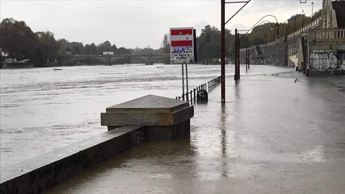 Maltempo Piemonte: fiumi in piena e frane 1