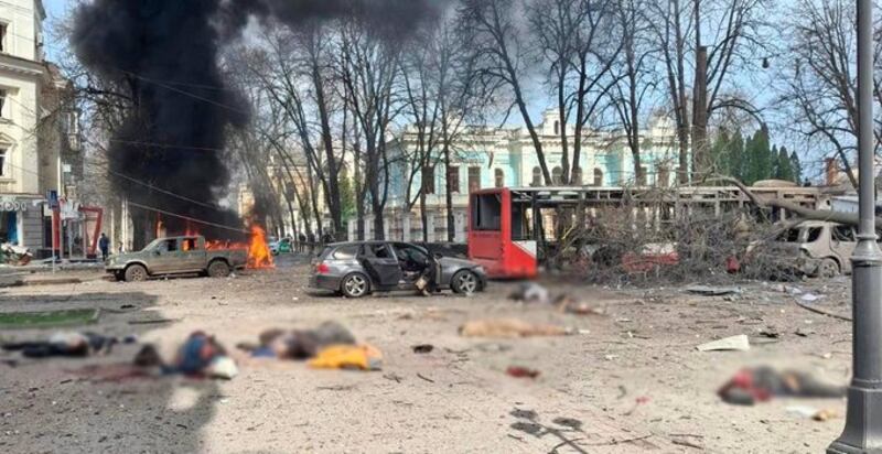 Strage di civili a Sumy nella Domenica delle Palme 9