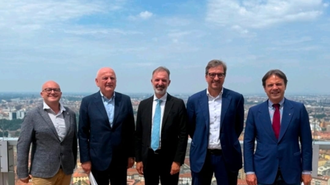 Vincenzo Colla, Alessio Piana, Guido Guidesi, Andrea Tronzano e Massimo Bitonci