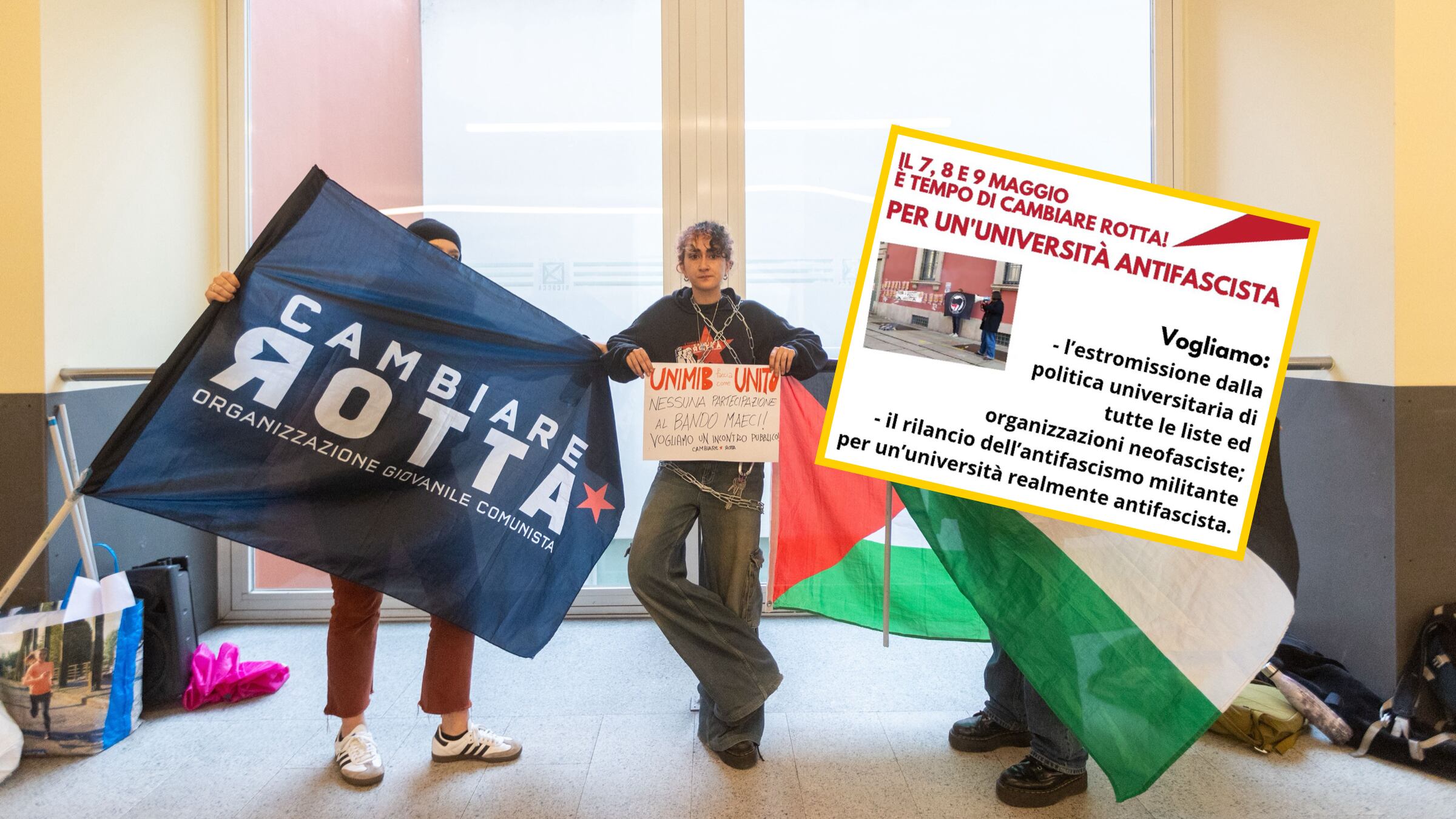 Internazionalismo e antifascismo militante: la solita solfa degli studenti rossi