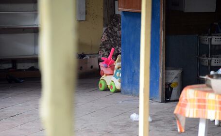 La baracca dove è morta la bimba di tre anni 2