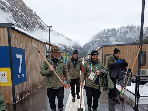 I volontari Alpini in campo per i Giochi. Le penne nere: “Sempre presenti”