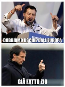 Salvini e Allegri e quella vignetta sul web sulla Juve 1