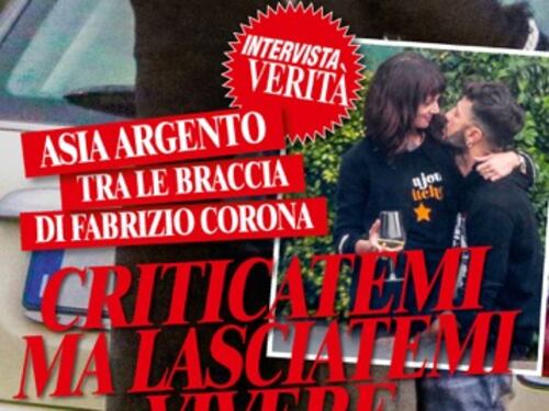 "Le ho preso la testa tra le mani...". Corona e il sesso con la Argento