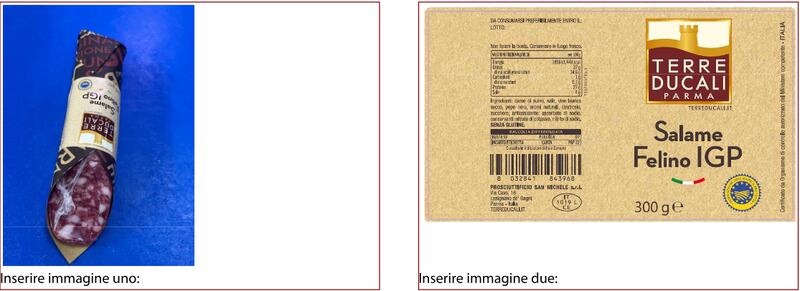 allerta alimentare salame IGP
