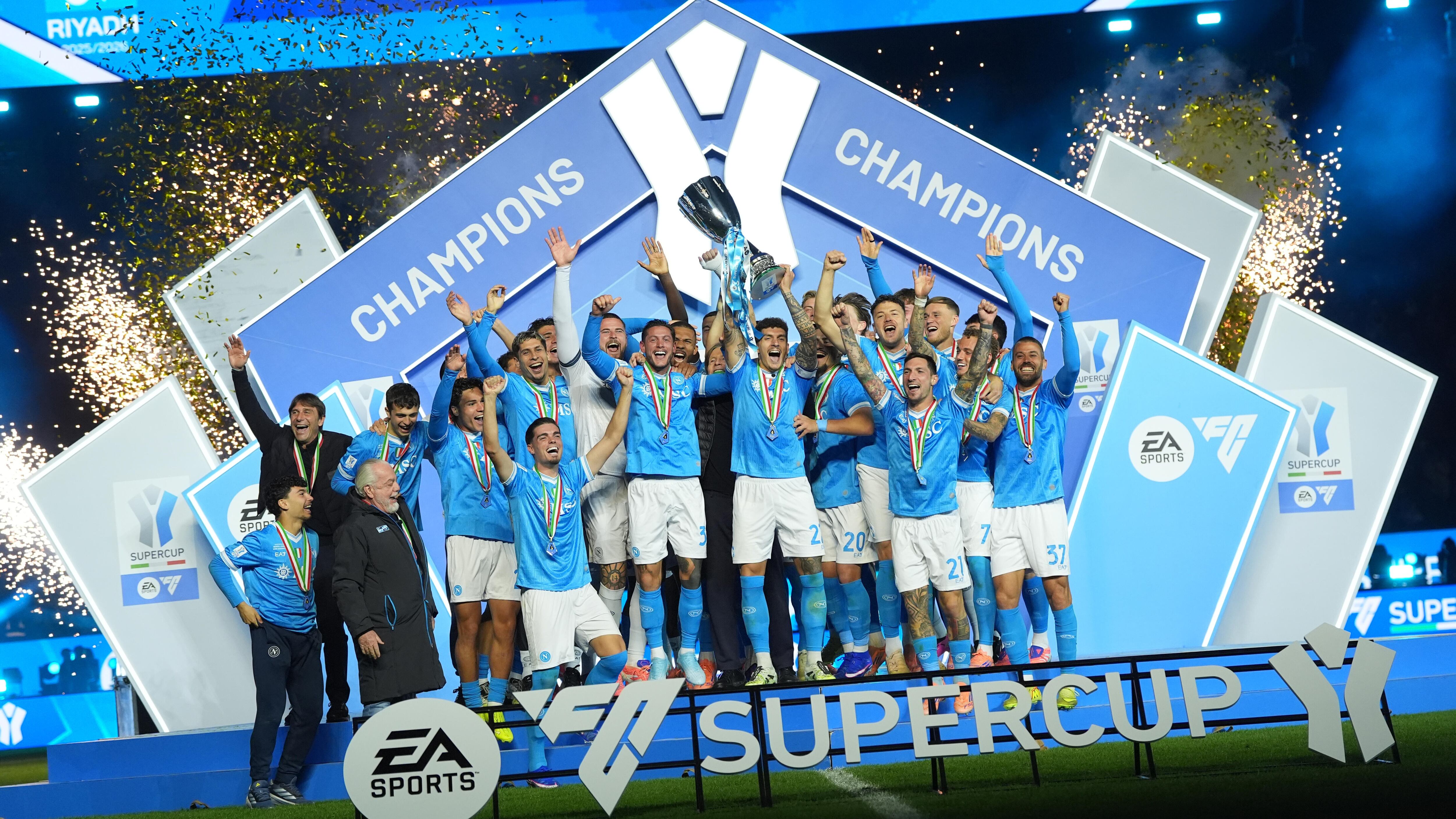 Neres show a Riyadh: il Napoli domina il Bologna e conquista la Supercoppa Italiana