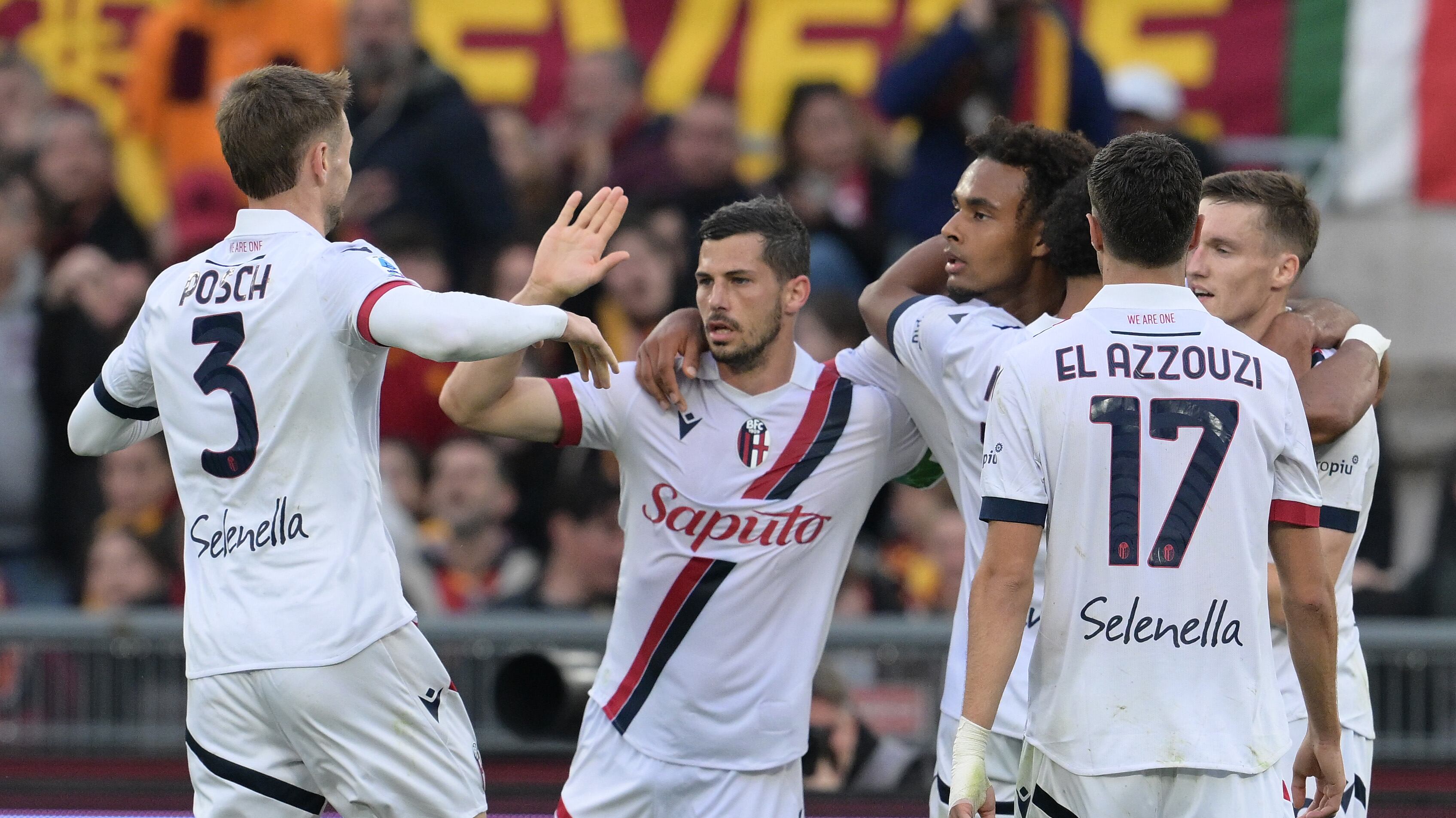 Bologna da impazzire, Roma battuta 3-1 e Champions ad un passo