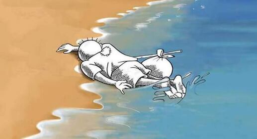 Così i disegnatori rendono omaggio al bambino morto 5
