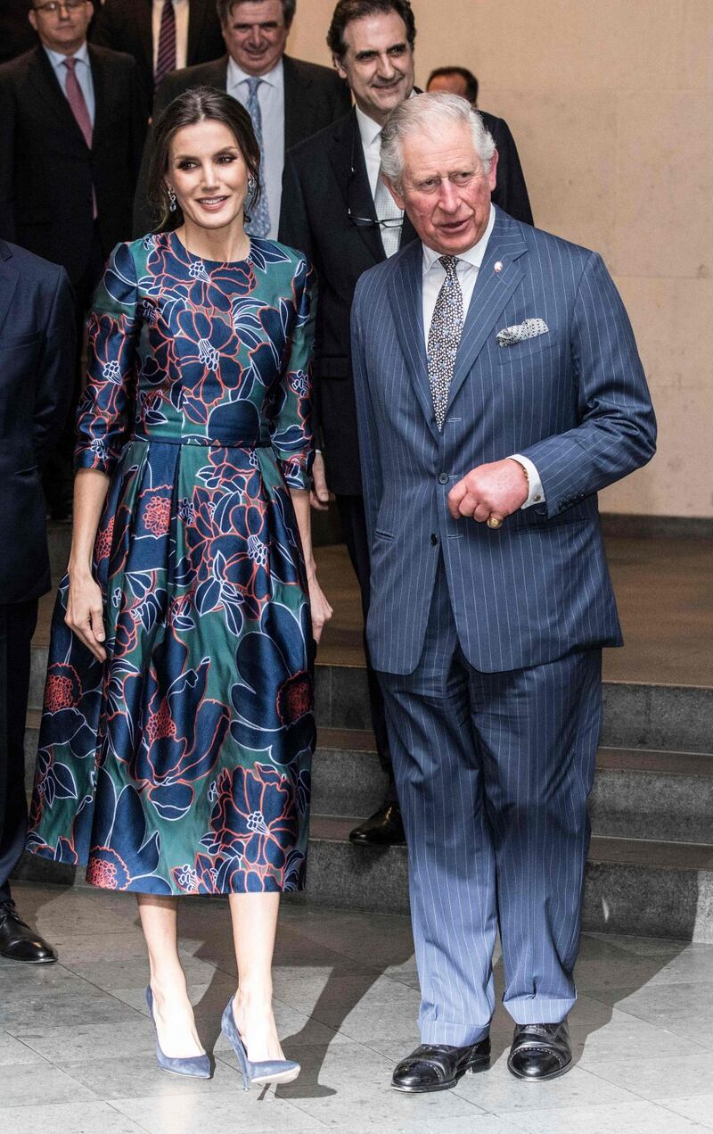 Il Principe Carlo: mostra alla National Gallery con Letizia di Spagna  4