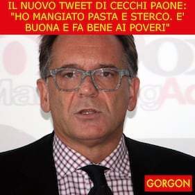 La satira del giorno. Cecchi Paone l'assaggiatore 1