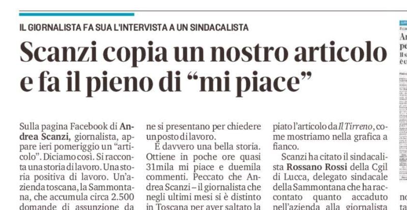 Articolo IlTirreno