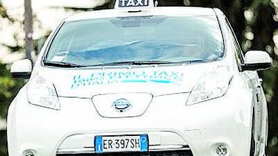 A Roma taxi elettrici grazie a Uri e Nissan Italia