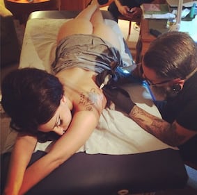 Lady Gaga, nuovo tattoo e stravanganza all'italiana 7