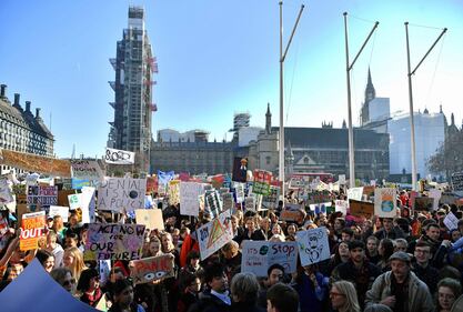 Londra: protesta sui cambiamenti climatici  1