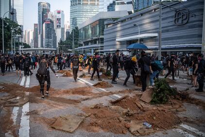Proteste ad Hong Kong durante il "National Day"  4