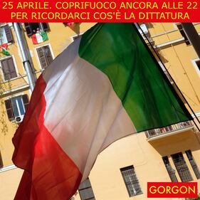 Ecco la satira del giorno. 25 aprile con coprifuoco 1