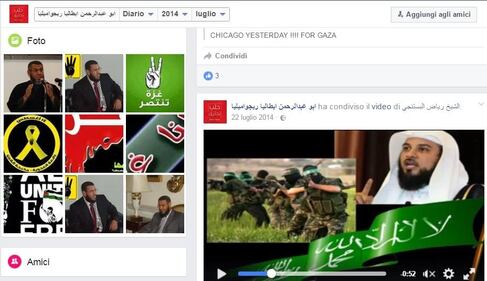 Gli islamisti che inneggiano Hamas in Italia 5
