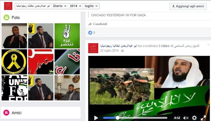 Gli islamisti che inneggiano Hamas in Italia 5