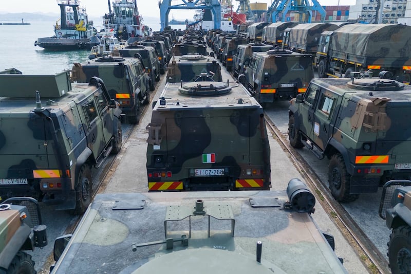 Giunte in Kosovo le Forze Operative di Riserva italiane in rinforzo alla KFOR 7