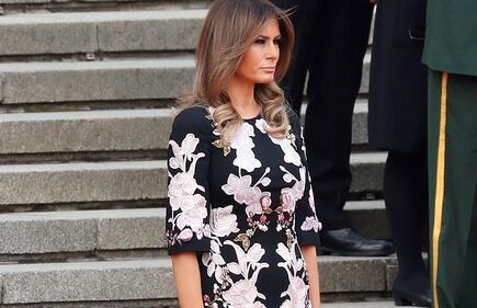 Melania Trump incanta in Cina 1
