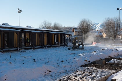 La neve è caduta su Amatrice 7